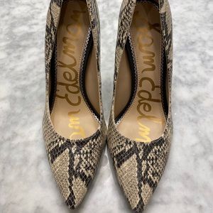 Brand new Sam Edelman snakeskin pumps